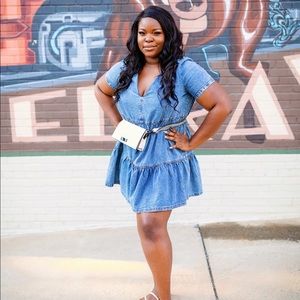 H&M Denim Smock Dress